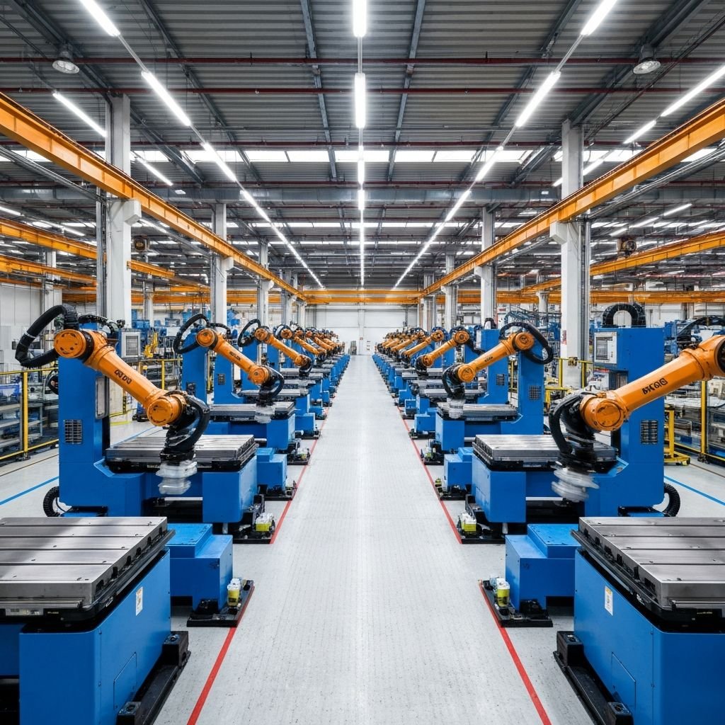 Industrial machinery factory